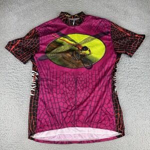 Primal Cycling Jersey Dragon Fly Women's Size Xl Made In USA